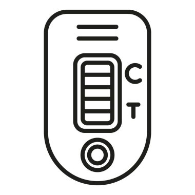 Test simgesi ana hatlarını kontrol et. Burun örneği. Hemşire hasta