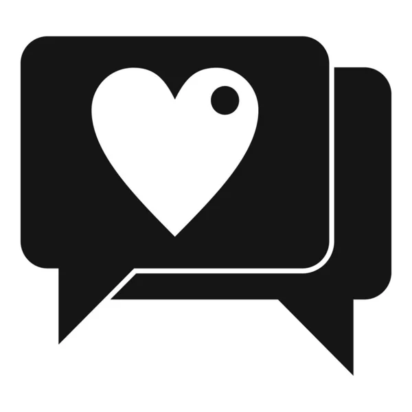 Focus Chat Icon Simple Vector Социальное Доверие Основная Группа — стоковый вектор
