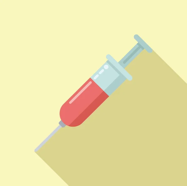 Blutspritze Symbol Flachen Vektor Corona Labor Nasenarzt — Stockvektor