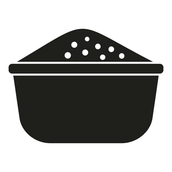 Піктограма Порошку Паприки Простий Вектор Солодка Їжа Пряна Рослина — стоковий вектор