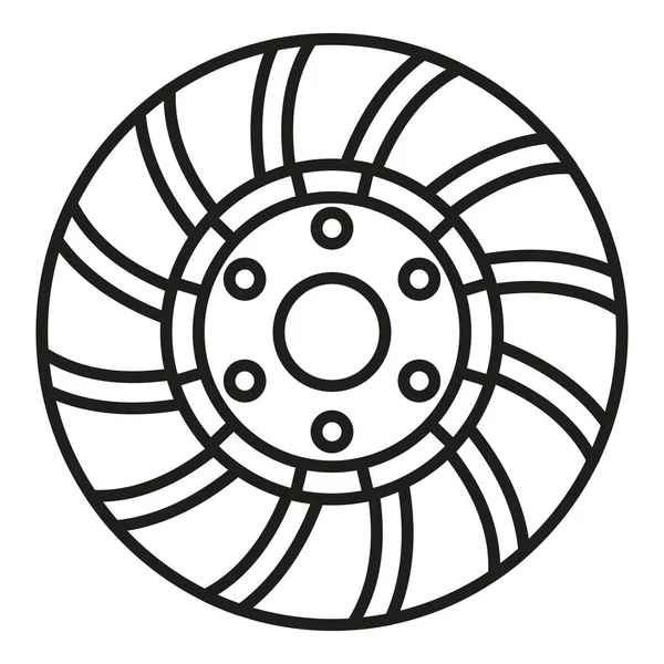 Repair Kit Clutch Icon Outline Vector Auto Wheel Machine Brake — Stock Vector