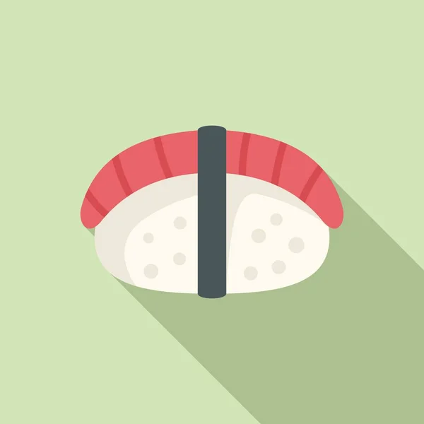 Sushi Rotolo Icona Vettore Piatto Cibo Asiatico Confezione Cena — Vettoriale Stock