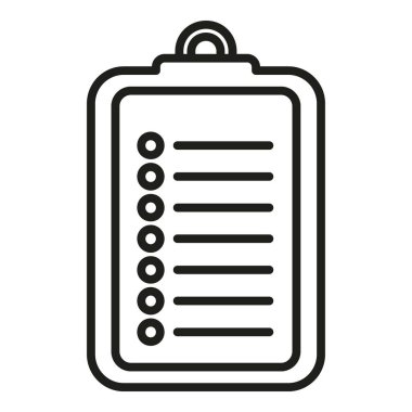 Satış tahtası ikon ana hatları vektörü. Paket ürünü. Servis paketi