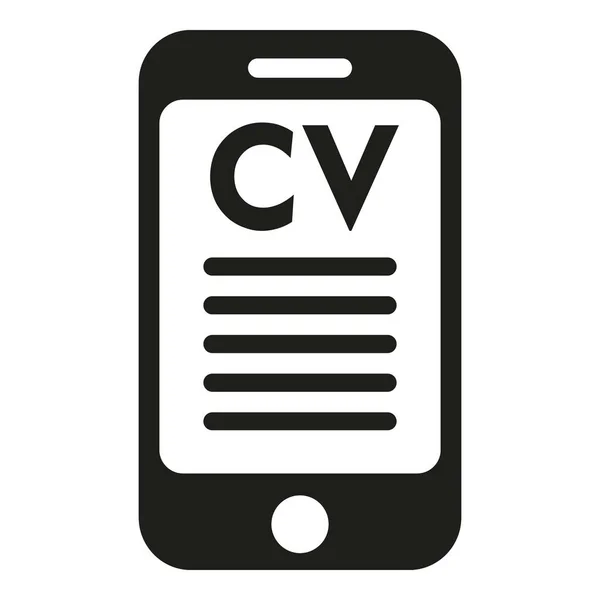 Jednoduchý Vektor Ikony Smartphone Lidská Práce Skupina Leader — Stockový vektor