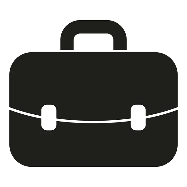 Tasche Symbol Einfacher Vektor Menschliche Arbeit Personenteam — Stockvektor