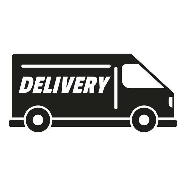 Delivery Parcel Van Icon Simple Vector Return Box Service Shop — Stock Vector