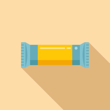 Öğle yemeği çubuğu düz vektörü. Okul yemeği. Atıştırmalık