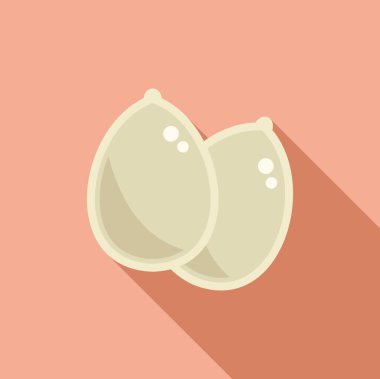 Tahıl proteini ikonu düz vektörü. Besin maddesi. Sağlık Balığı