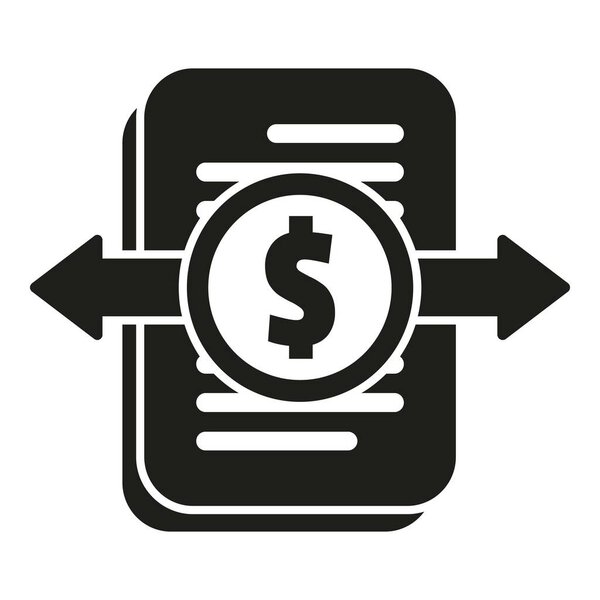 Money trade icon simple vector. Business finance. Accident injury