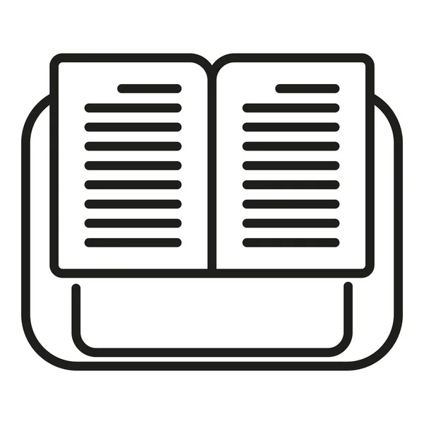 Έρευνα Εικονίδιο Βιβλίο Περίγραμμα Διάνυσμα Ψηφιακή Αναφορά Χρηματοδότηση Ηλεκτρονικών Υπολογιστών — Διανυσματικό Αρχείο