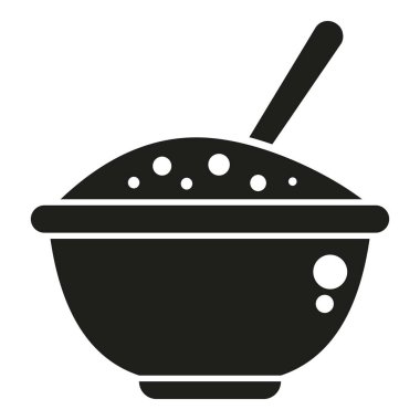 Protein gıda ikonu basit vektör. Sağlıklı beslenme. Taze enerji