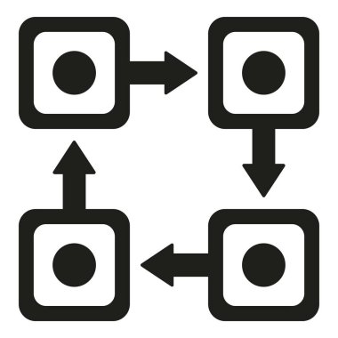 Şifreleme simgeyi basit bir vektörle taşır. Blok zinciri. Dijital finans