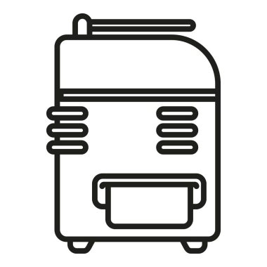 Ofis fotokopi makinesi ana hatları vektörü. Dijital baskı. Dengeleme endüstrisi