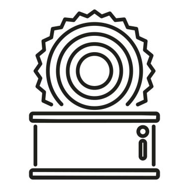 Kamp teneke kutu taslak vektörü. Trip ekipmanları. Yürüyüş macerası