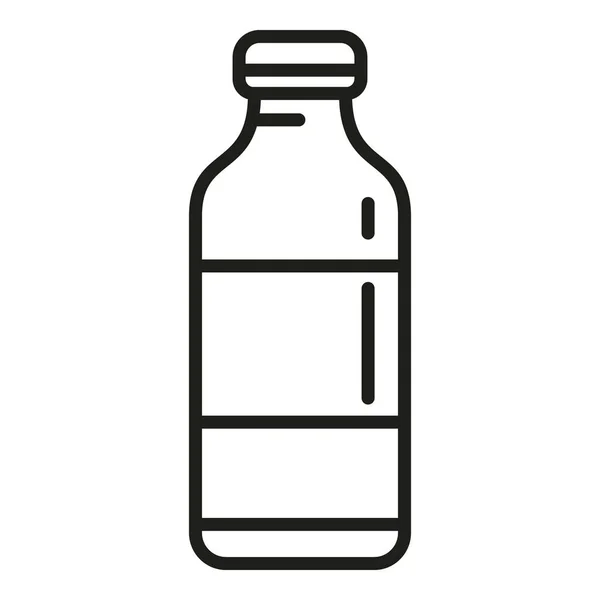 Soda Drink Icoon Omtrek Vector Eiwitvoeding Gezondheidsbalans — Stockvector
