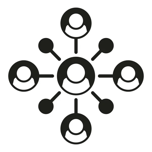 Crypto Network Icon Simple Vector Block Chain Finance Future — Stock Vector