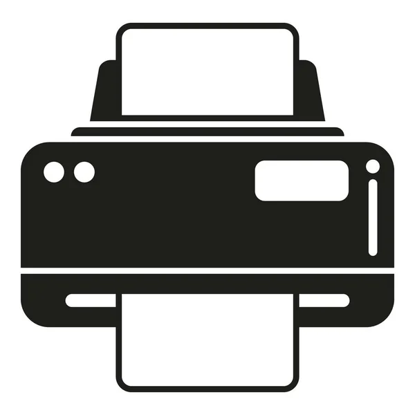 Home Drucker Symbol Einfacher Vektor Digitaldruck Farbenindustrie — Stockvektor