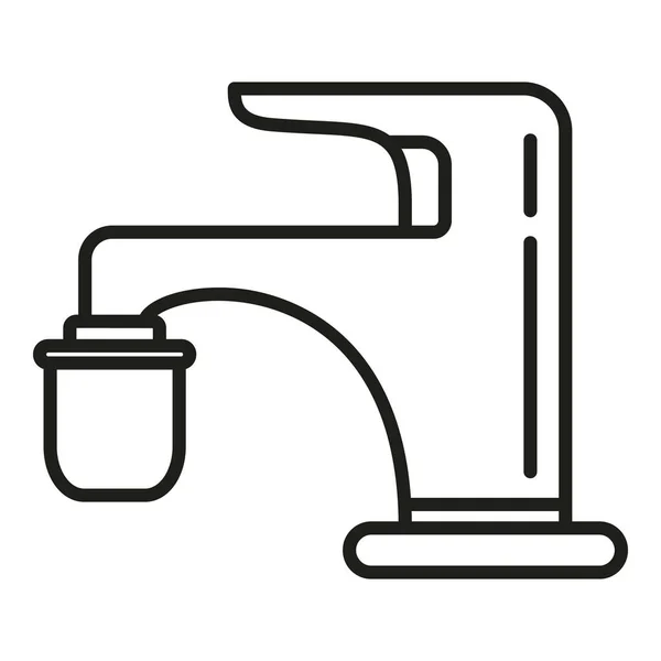 Διανυσματικό Περίγραμμα Εικονιδίου Φίλτρου Νερού Εξοπλισμός Καθαρισμού Αντιστροφή Πίεσης — Διανυσματικό Αρχείο