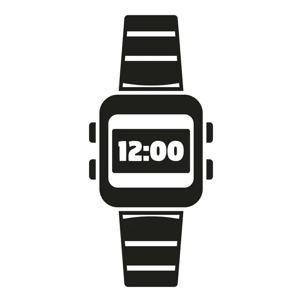 Vandra Smartwatch Ikonen Enkel Vektor Reseutrustning Vandring Äventyr — Stock vektor