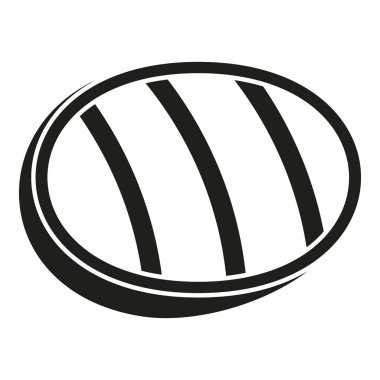 Besin bbq simgesi basit vektör. Izgaracı. Sıcak araç