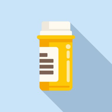 Bağışıklık sistemi hapları ikon düz vektör. Virüsü durdur. İnsan vücudu