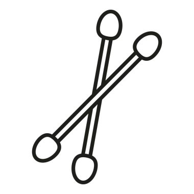 Örnek simgesi ana hat vektörünü test et. Sağlık sistemi. Vücut sağlıklı