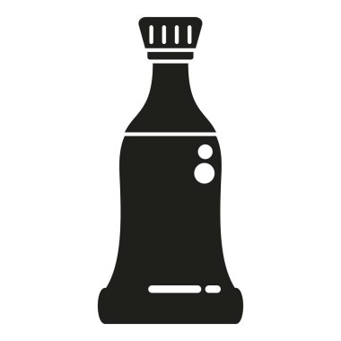 Balık soya sosu ikonu basit vektör. Japon yemeği. Asya menüsü