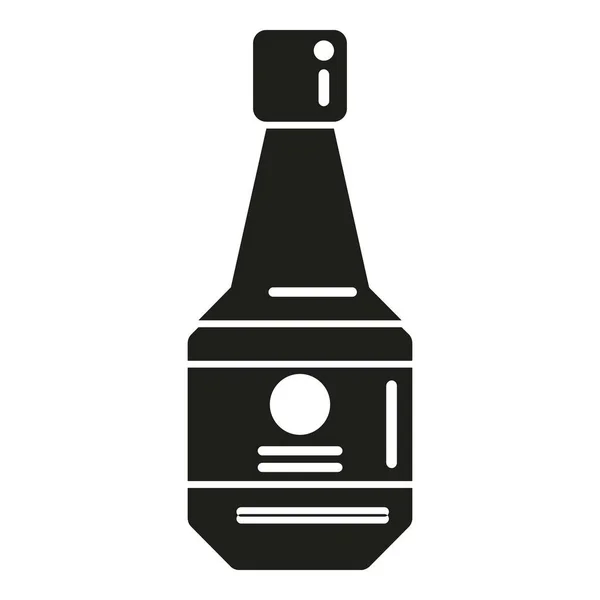 Icône Japonaise Sauce Soja Simple Vecteur Restauration Menu Asiatique — Image vectorielle
