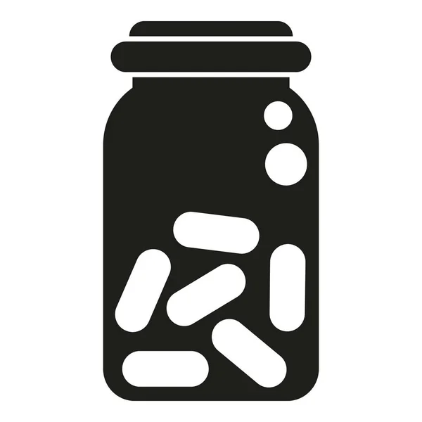 Cure Pílulas Ícone Vetor Simples Saúde Das Drogas Ansiedade Pessoa —  Vetores de Stock