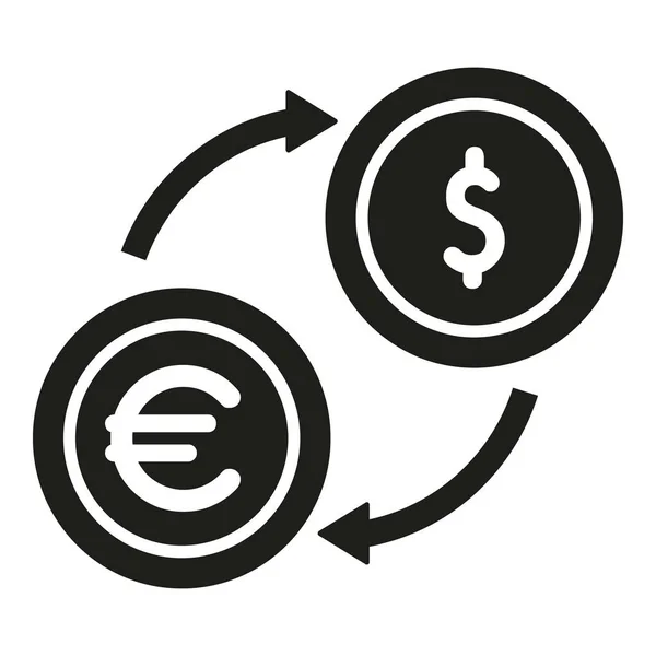 Перетворення Значка Грошей Простий Вектор Банківські Фінанси Депозит Монети — стоковий вектор