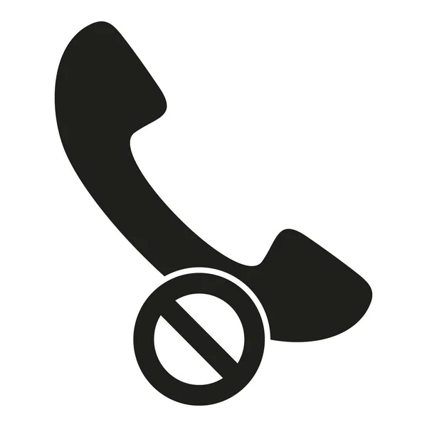 Czarna Ikona Telefonu Prosty Wektor Użytkownik Biznesowy Dane Cybernetyczne — Wektor stockowy