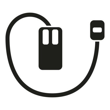 Buzdolabı tamir ikonu basit vektörü. Servis ekipmanları. Ev ödevi