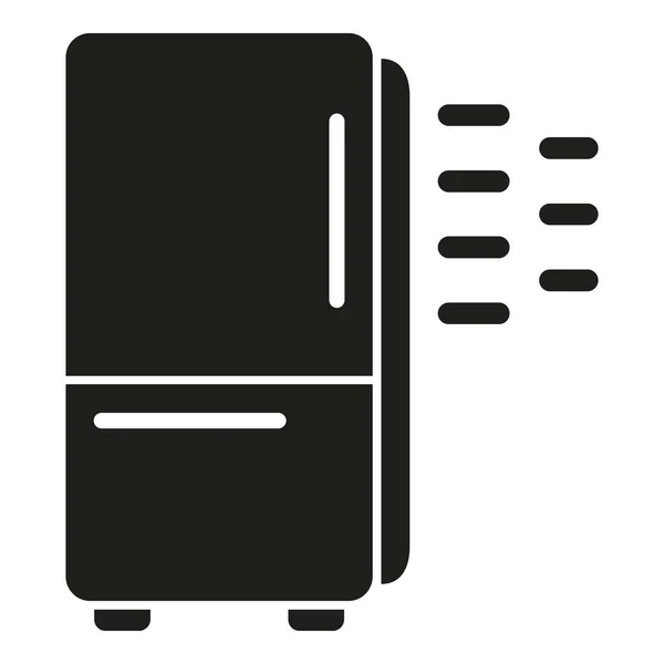 Altes Kühlschranksymbol Einfacher Vektor Reparaturservice Tiefkühltruhe — Stockvektor