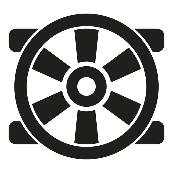Иконка Вентилятора Оборудования Простой Вектор Ремонт Работа Дому — стоковый вектор