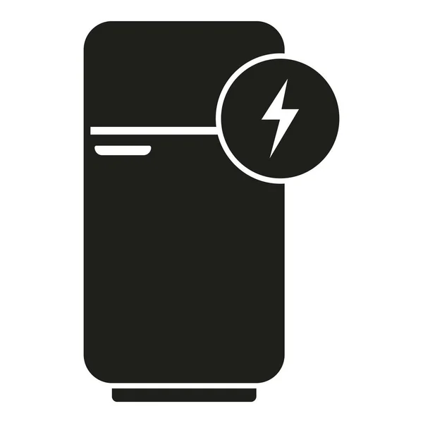 Gear Kühlschrank Symbol Einfachen Vektor Reparaturservice Kühleres Objekt — Stockvektor