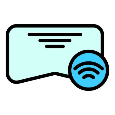 İnternet gözlüğü ikonu. Beyaz arkaplan rengi üzerinde izole edilmiş web tasarımı için internet gözlüğü vektör simgesi taslağı