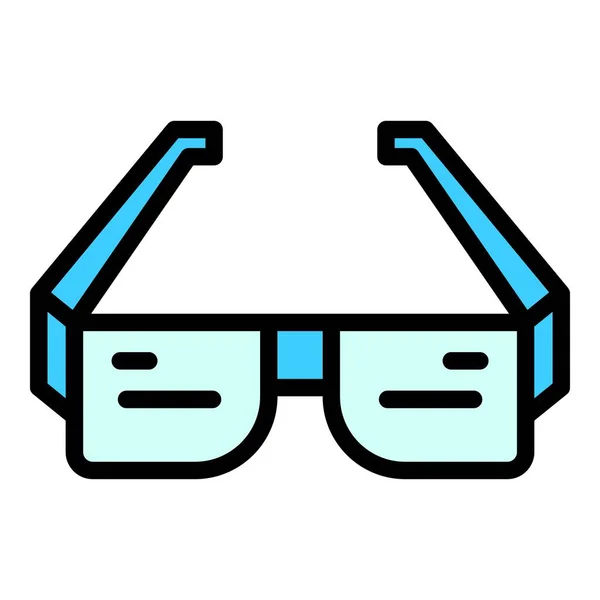 Ikona Filmových Brýlí Obrys Film Brýle Vektor Ikona Pro Web — Stockový vektor