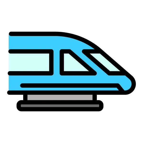 Expresszug Symbol Outline Express Zugvektorsymbol Für Webdesign Isoliert Auf Weißem — Stockvektor