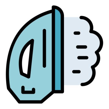 Mükemmeliyetçilik simgesi. Beyaz arkaplan renklerinde izole edilmiş web tasarımı için özet demir vektör simgesi