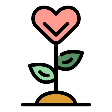 Bitki güveni ilişki ikonu. Beyaz arkaplan rengi üzerinde izole edilmiş web tasarımı için Bitki Güven İlişkisi ikonu