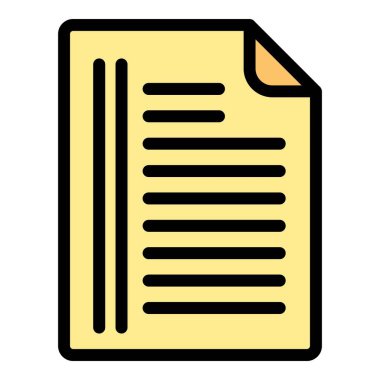 Taktik belge simgesi. Beyaz arkaplan rengi üzerinde izole edilmiş web tasarımı için taktik belge vektör simgesi