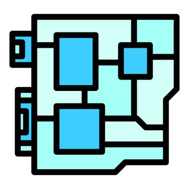 Bilgisayar aracı simgesi. Beyaz arkaplan rengi üzerinde izole edilmiş web tasarımı için Bilgisayar aracı simgesi