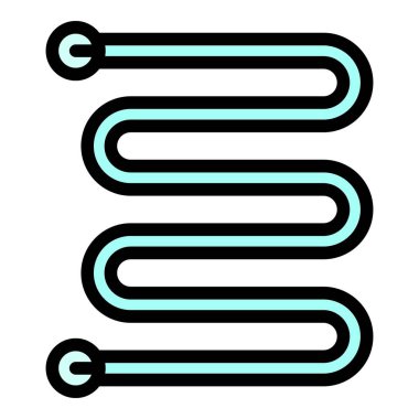 Hava soğutucu ikonu. Beyaz arkaplan renginde izole edilmiş web tasarımı için Hava soğutucu vektör simgesi