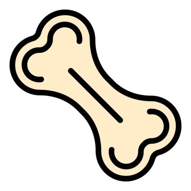 Köpek kemiği ikonu. Beyaz arkaplan renginde izole edilmiş web tasarımı için köpek kemik vektörü simgesi