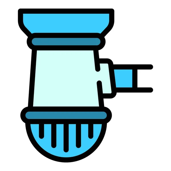 Symbolbild Wasserleitung Umriss Wasserleitung Vektor Symbol Für Web Design Isoliert — Stockvektor