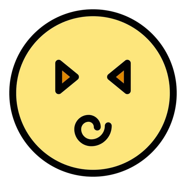 Dizzy Face Icon Outline Dizzy Face Vector Icon Web Design — Stock Vector