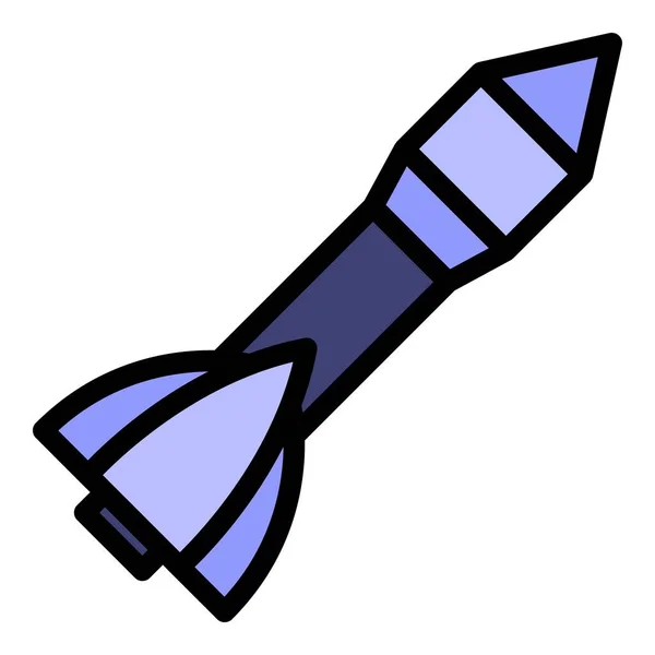 Rocket Launch Icon Outline Rocket Launch Vector Icon Web Design — Stock Vector