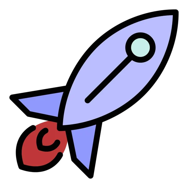 Εικονίδιο Διαστημικού Λεωφορείου Περίγραμμα Cosmos Shuttle Διάνυσμα Εικονίδιο Για Web — Διανυσματικό Αρχείο