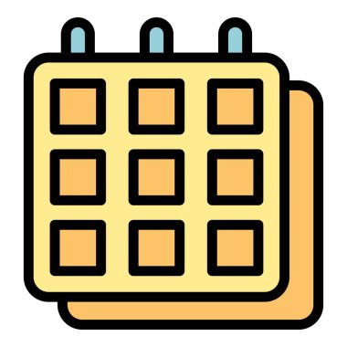 Organizatör kadın ikonu. Beyaz arkaplan rengi üzerinde izole edilmiş web tasarımı için olay planlayıcısı kadın vektör simgesi