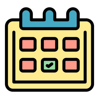 Annelik takvimi simgesi. Beyaz arkaplan rengi üzerinde izole edilmiş web tasarımı için annelik takvimi ikonu